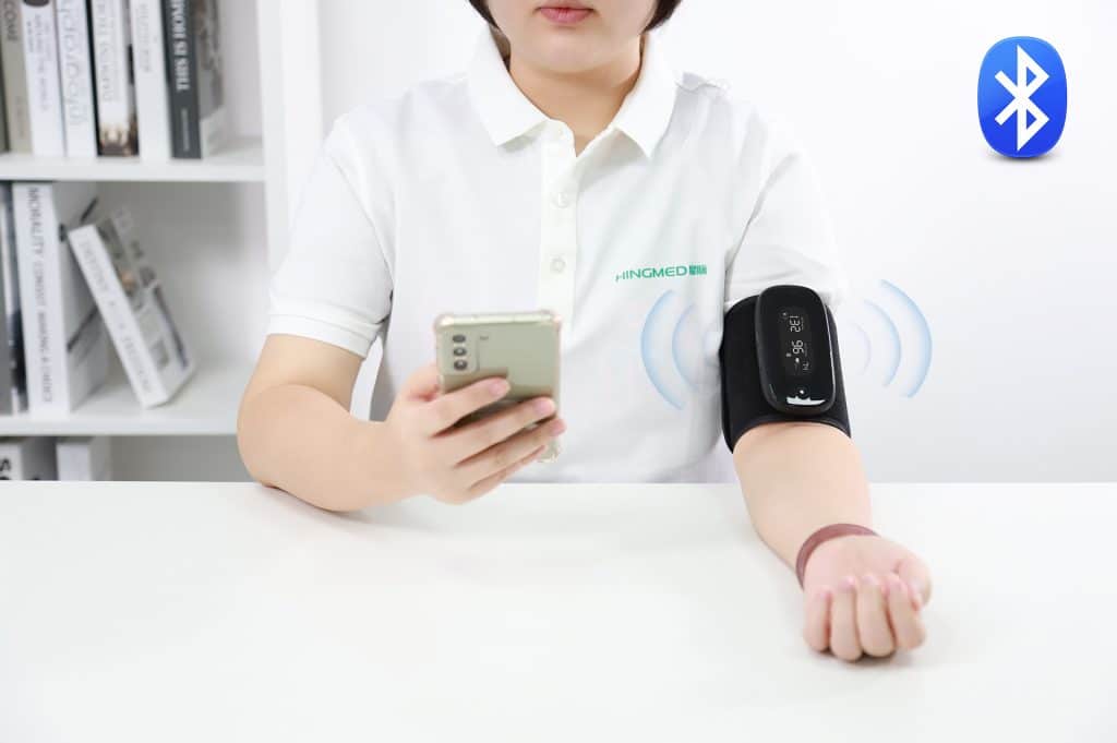 usage of a bluetooth blood pressure monitor